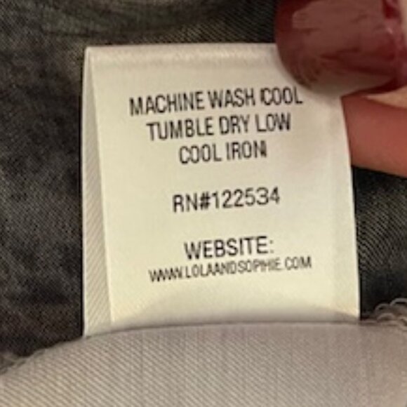 Lola & Sophie NY Small Dolman Sleeve Abstract Blouse - Picture 6 of 6